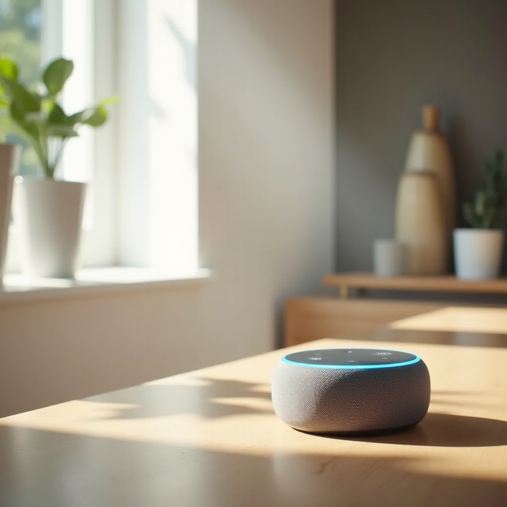 Kattava opas Amazon Echo Dotille, jossa on kello.