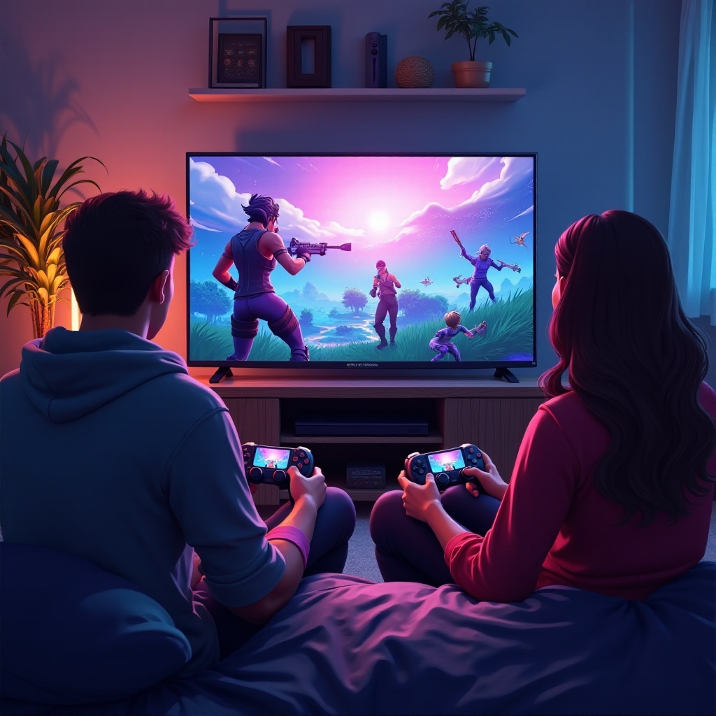 Hoe Split Screen te doen op Fortnite PS5