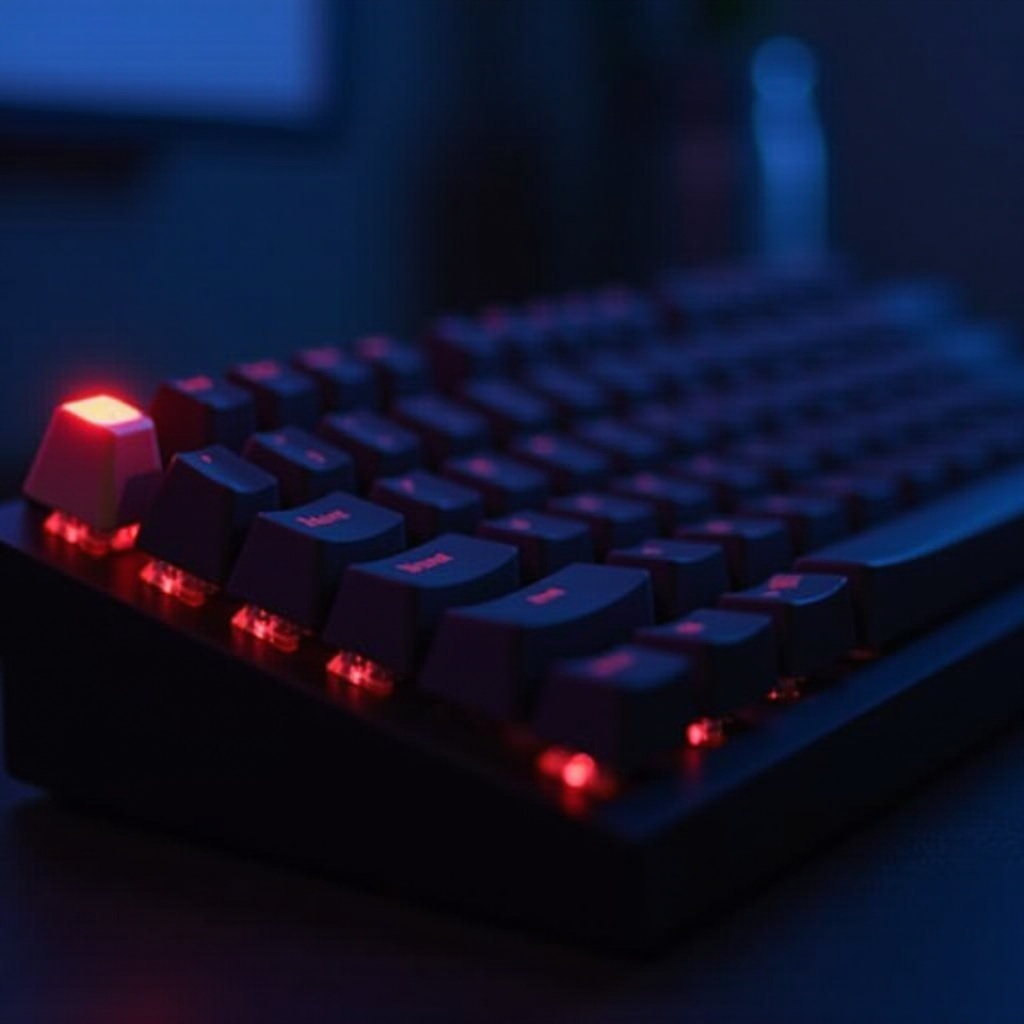 cherry-näppäimistön rgb ei sammu, jotkin näppäimet vilkkuvat punaisina