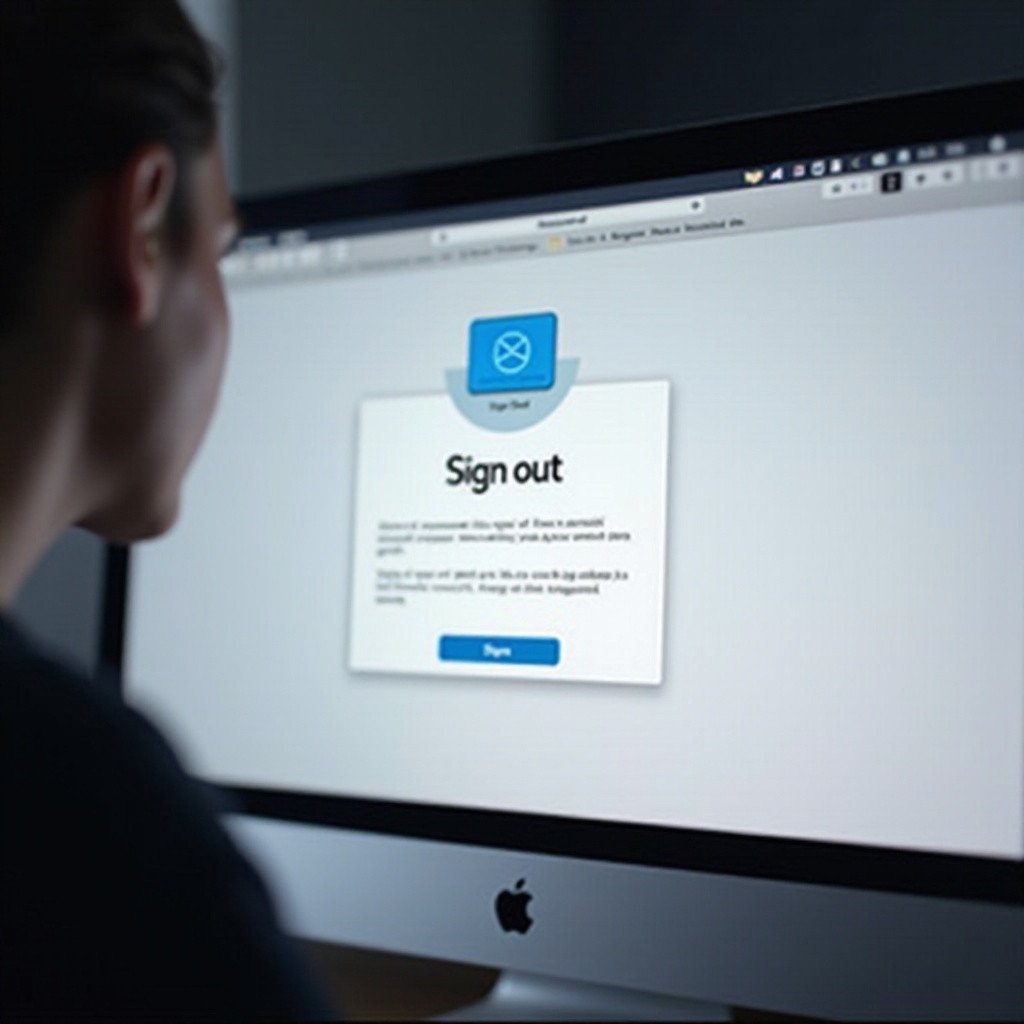 kuinka kirjaudut ulos sähköpostista Macilla