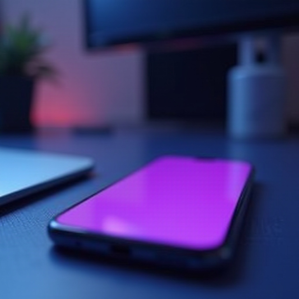 Ymmärtäminen ja korjaaminen puhelimen violettinäytön ongelma.