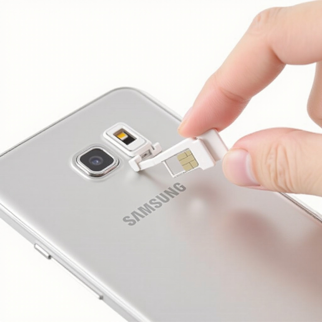 cara mengeluarkan kartu SIM dari Samsung