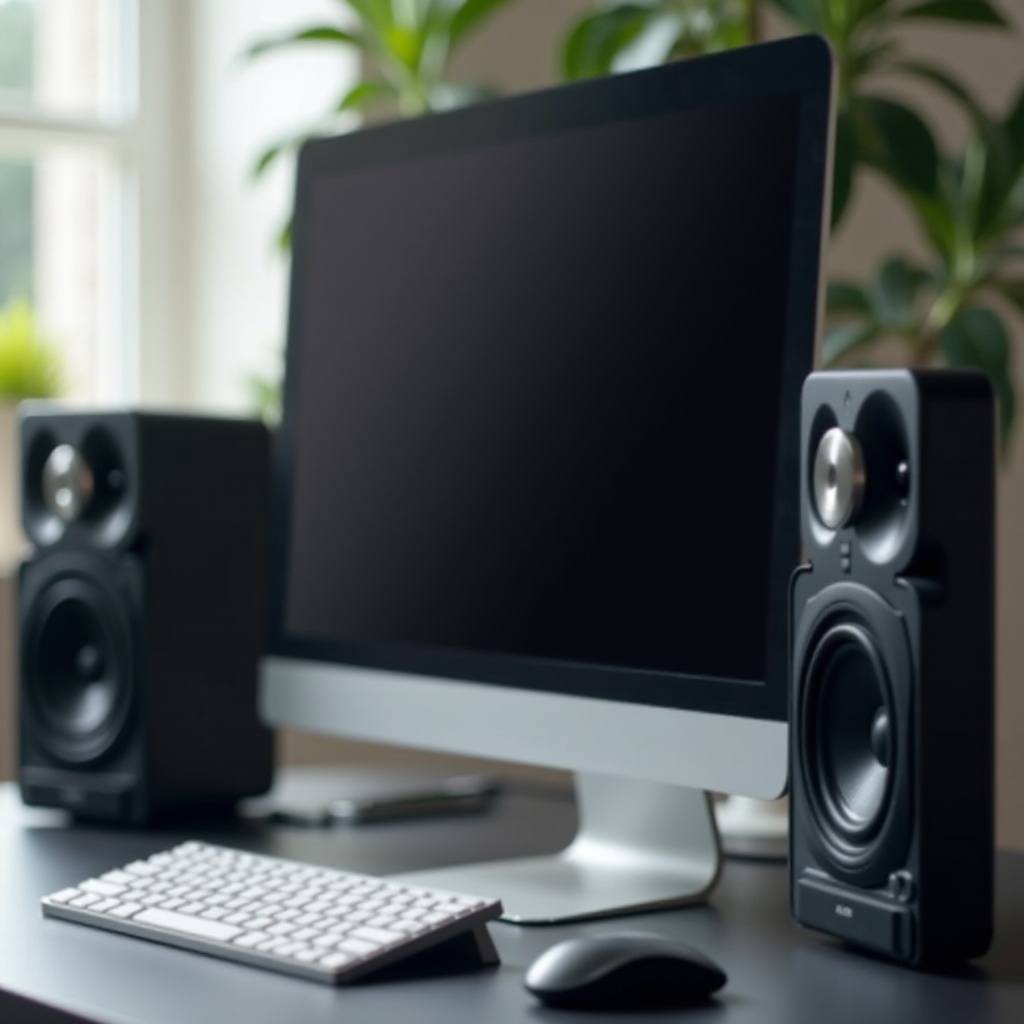 Mistä tiedän, onko näytössäni kaiuttimet?