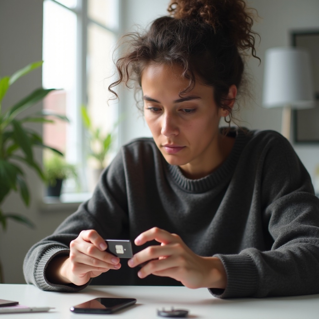 kartu SIM tidak berfungsi di ponsel baru