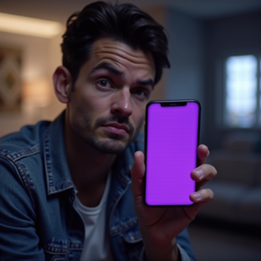 Begrijpen en oplossen van het paarse schermprobleem op uw telefoon.