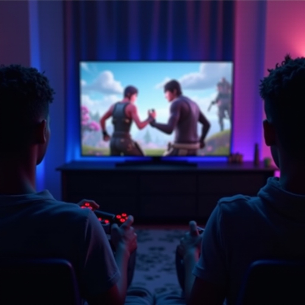 フォートナイトPS5で画面分割する方法