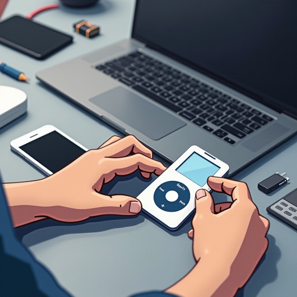ipodが電源が入らない