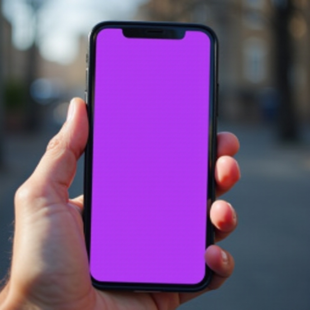 Understanding and Fixing the Purple Screen Problem on Your Phone